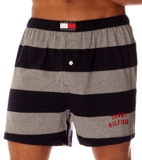 Athletic Rugby Stripe Knit Boxer Short
